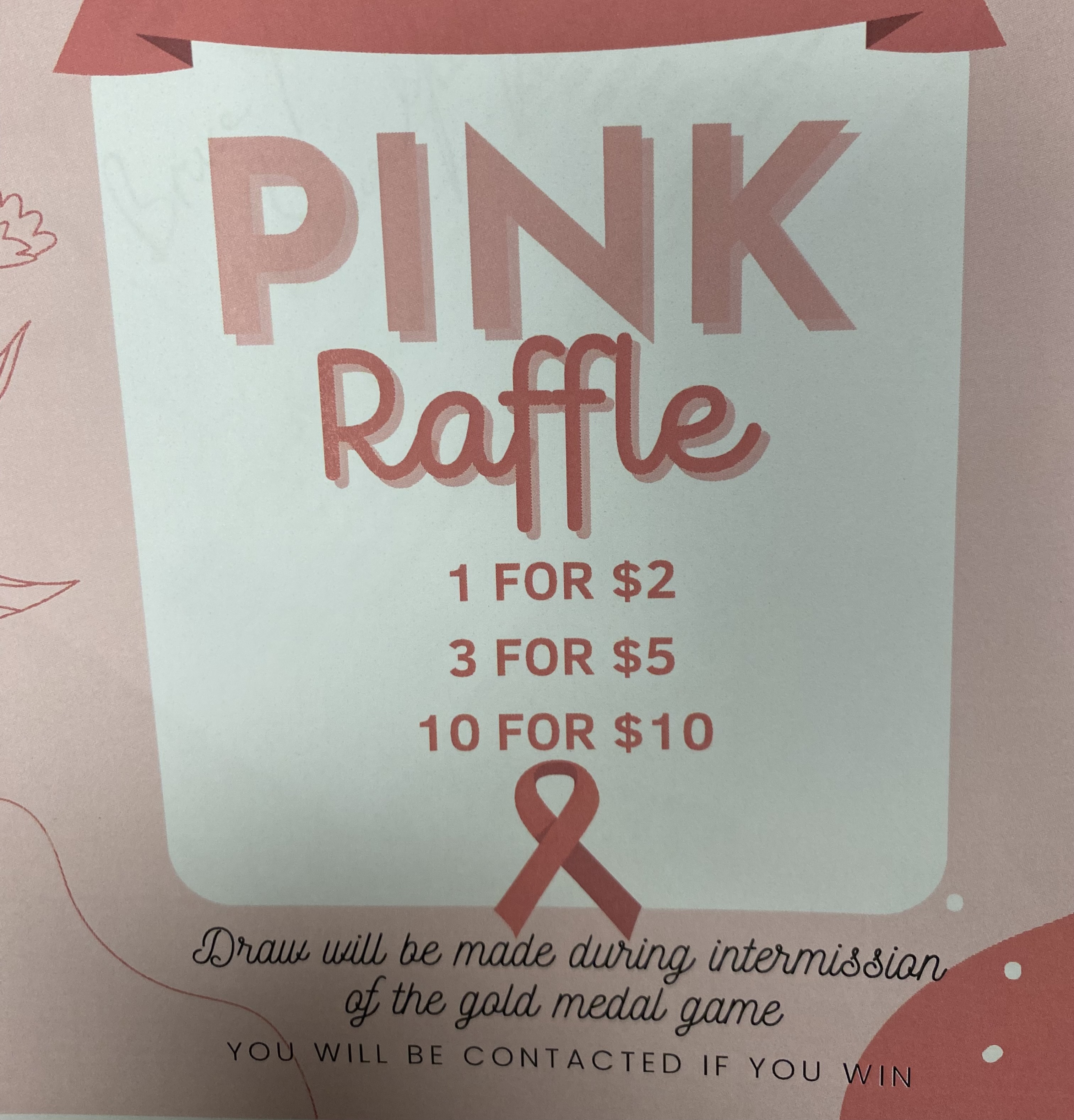 Crusade for Cancer Raffle tickets 