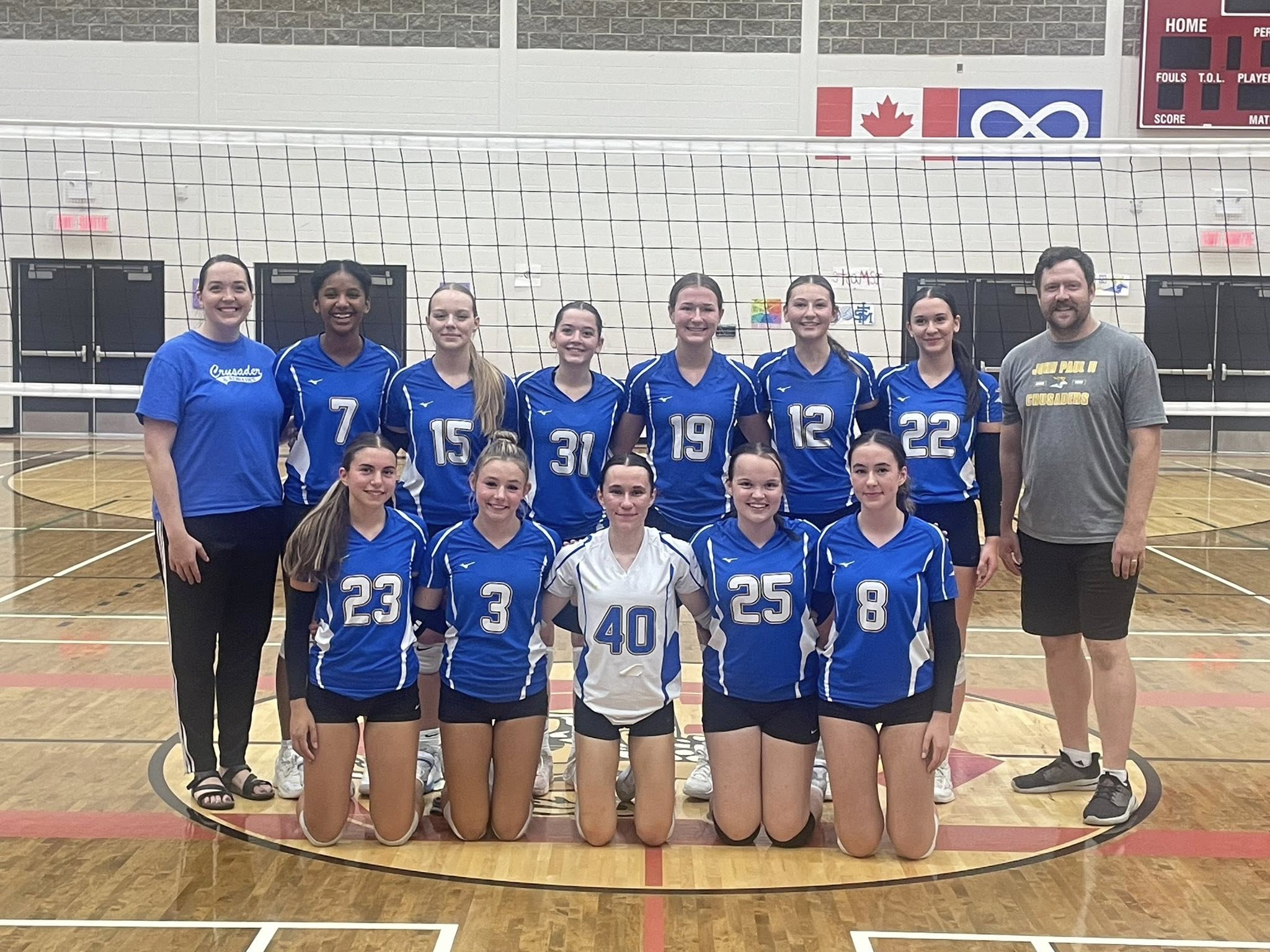 Crusader Volleyball off to a great start! 