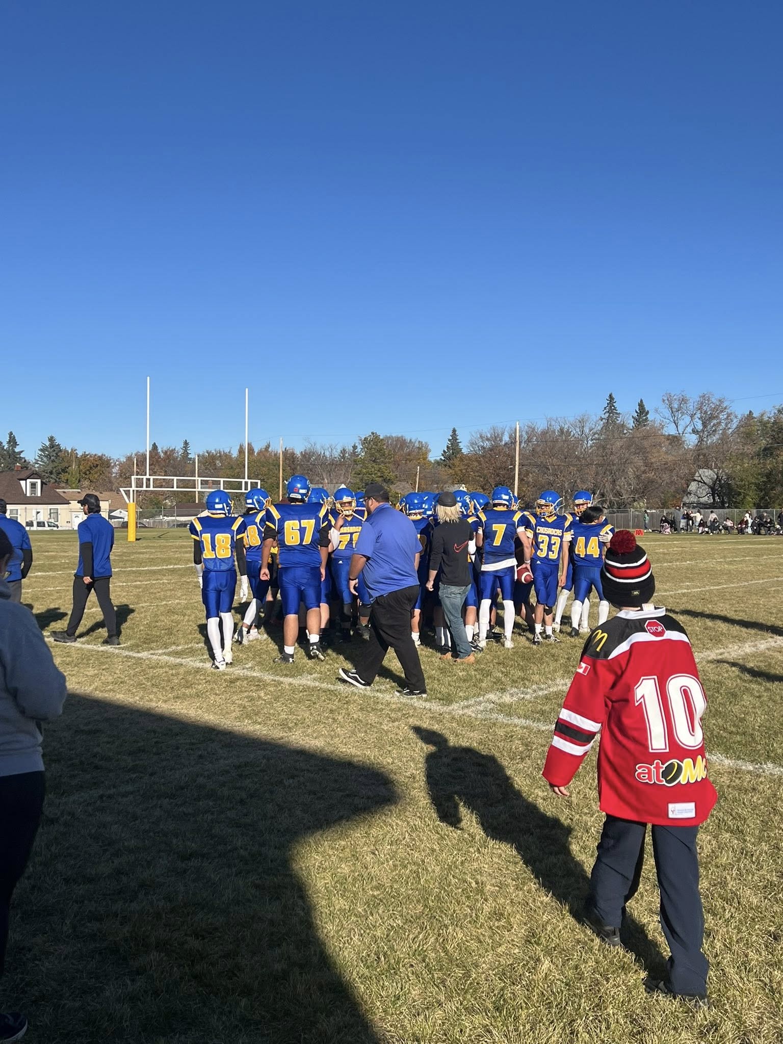 Crusader Football Wins Playoff Game