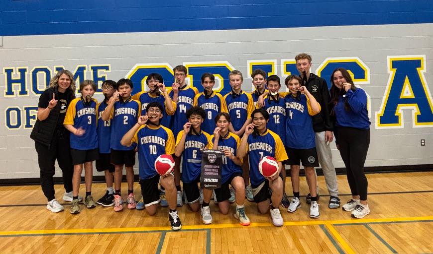 Jr Volleyball Teams are Battle West Champions! 