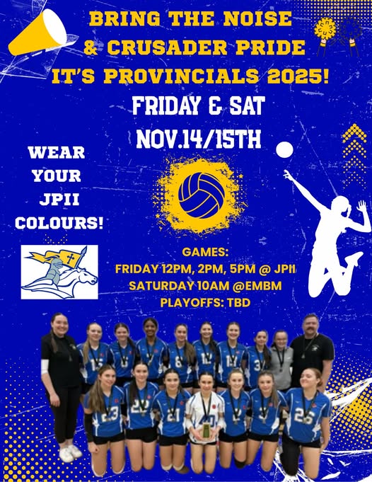 4A Girls Provincial Volleyball at JP II