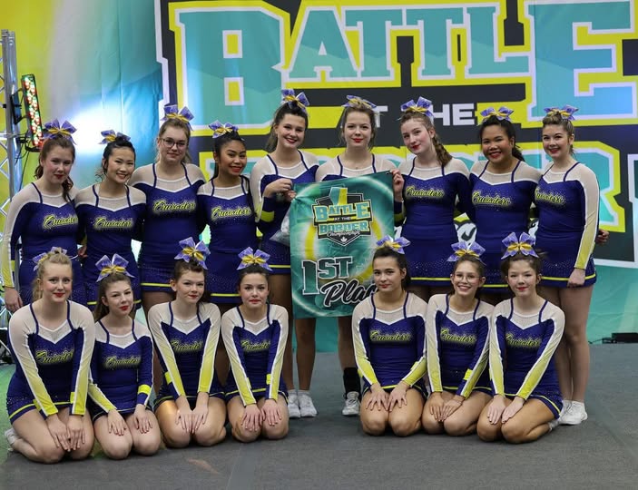 Cheer Team Takes 1st Place at Border Classic!