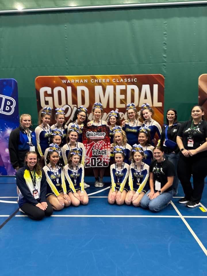 Cheer Team Wins Gold!