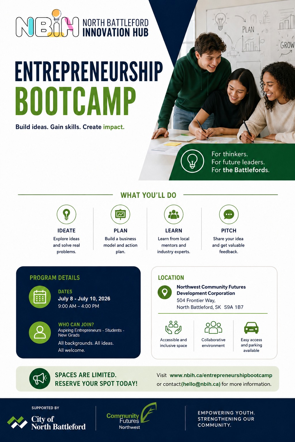 Entrepreneurship opportunity this summer
