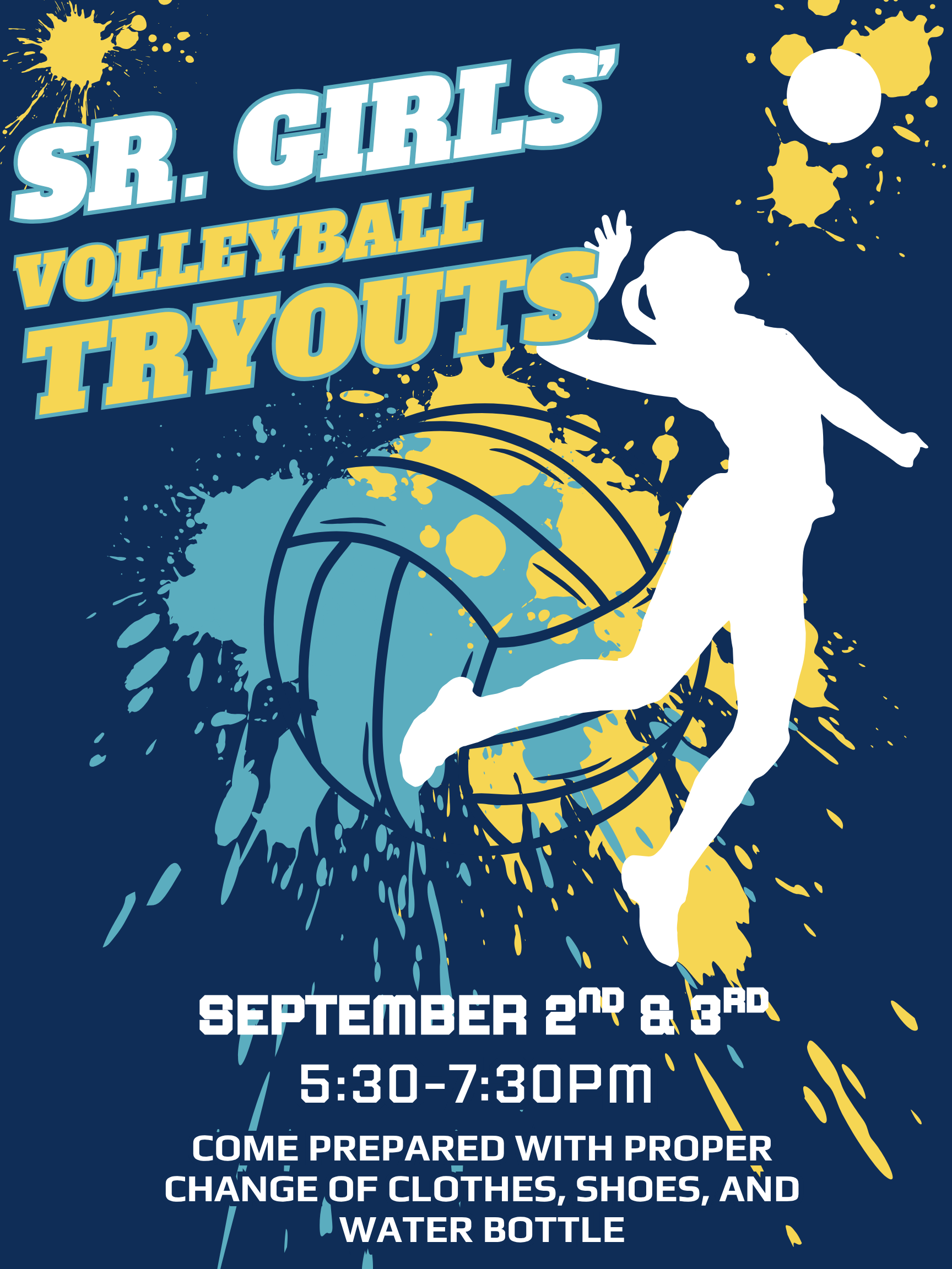Senior Girls Volleyball Tryouts