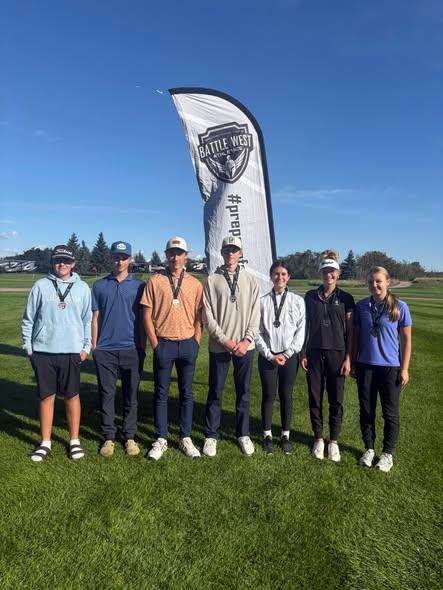 Crusaders Sweep the Medals at Battle West Golf 